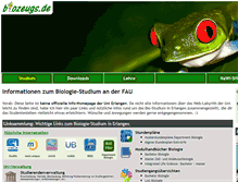 Tablet Screenshot of biozeugs.de